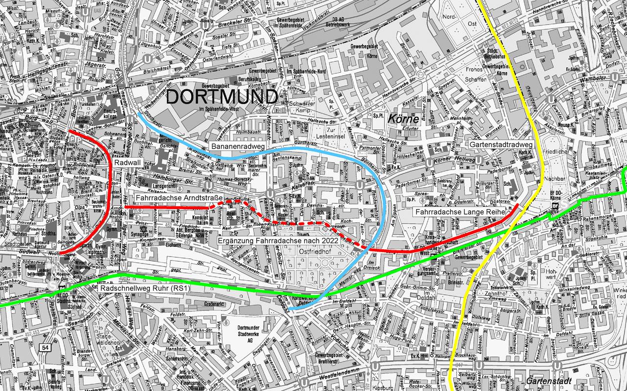 Neue Fahrradstraßen sollen in Dortmund errichtet werden.