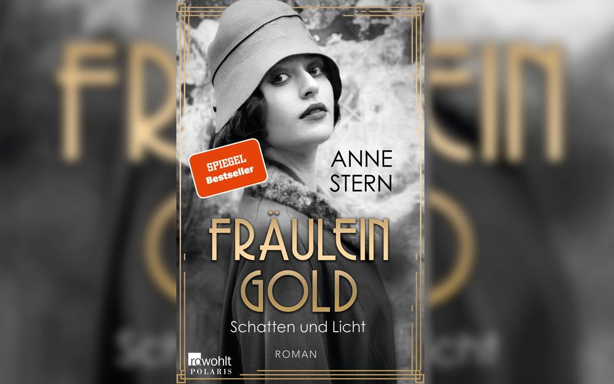 Buchcover "Fräulein Gold- Schatten und Licht" von Anne Stern.
