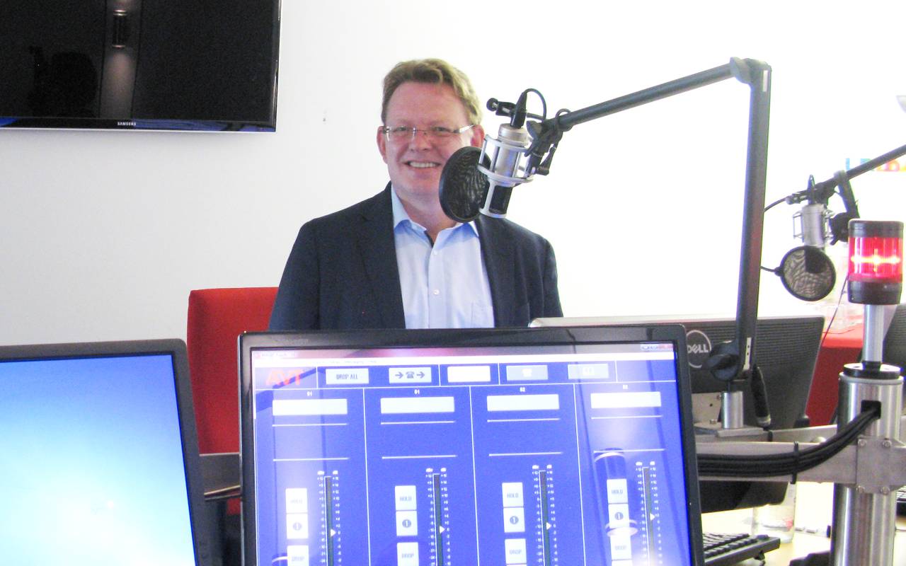 CDU_OB_Kandidat Andreas Hollstein im Radio 91.2-Studio.
