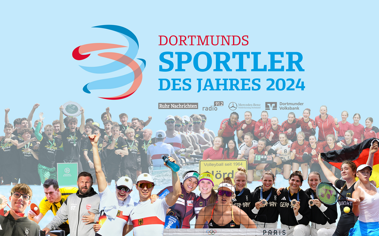 Die Nominierten der Dortmunder Sportlerwahl 2024 in einer Collage