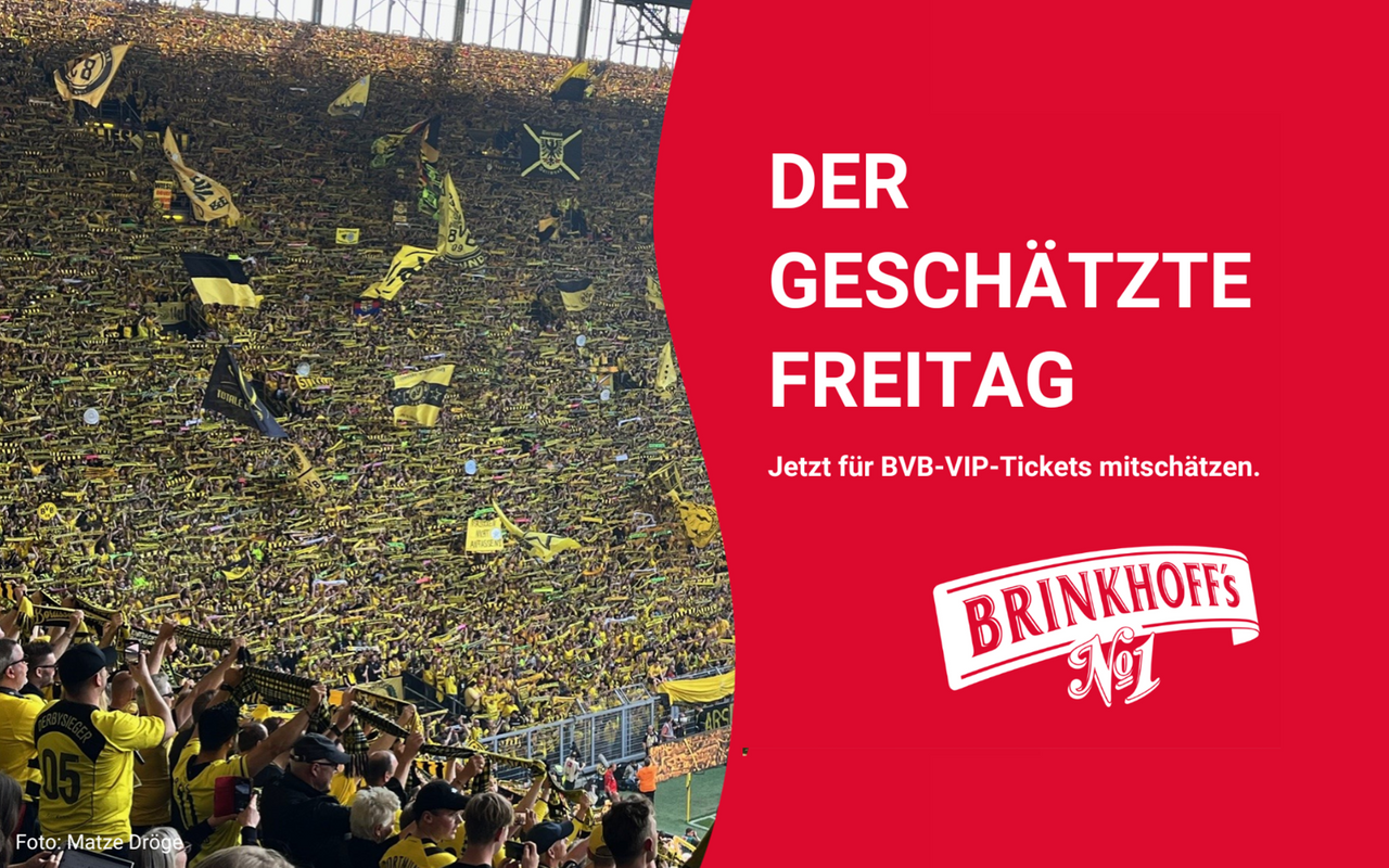 Geschätzter Freitag Westfalenstadion Südkurve