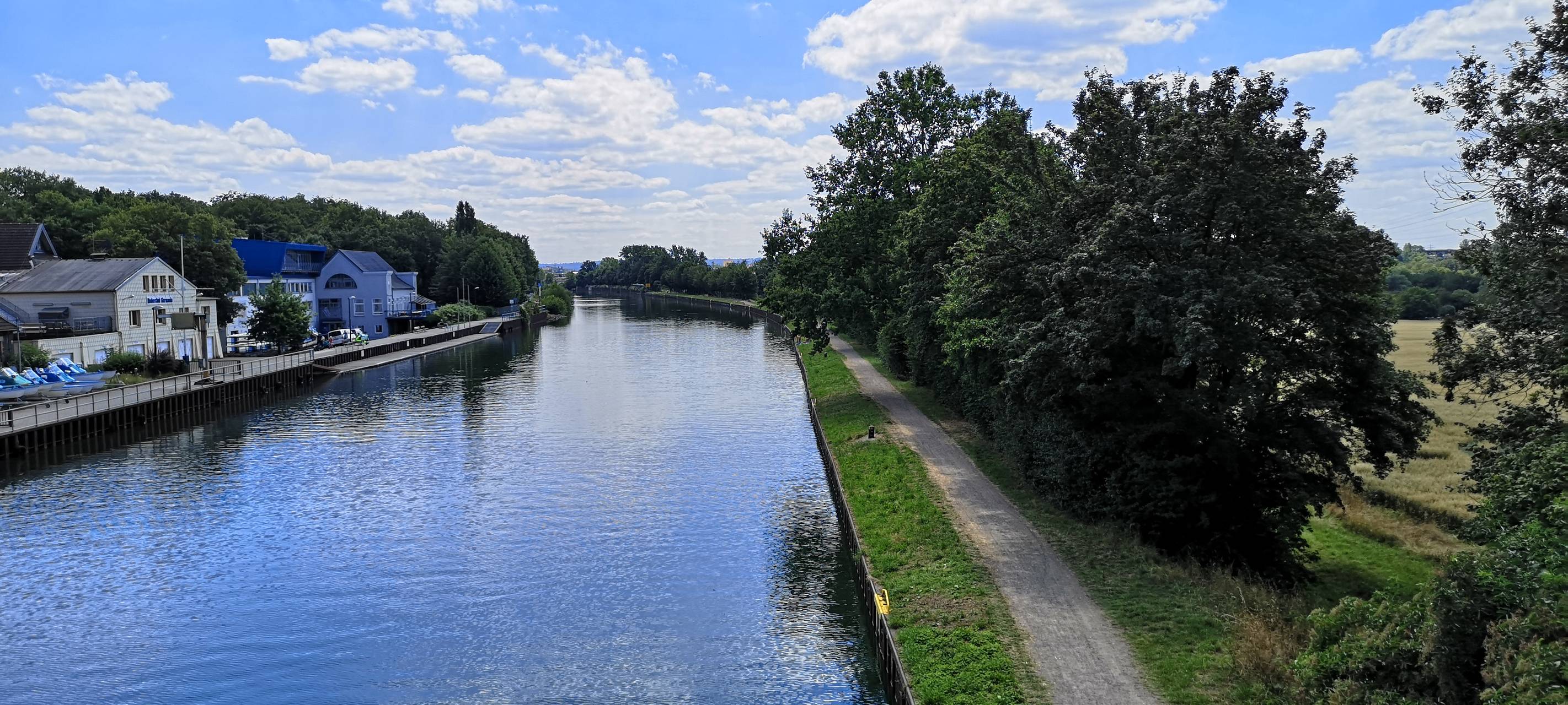 Dortmund-Ems-Kanal im Sommer 2020
