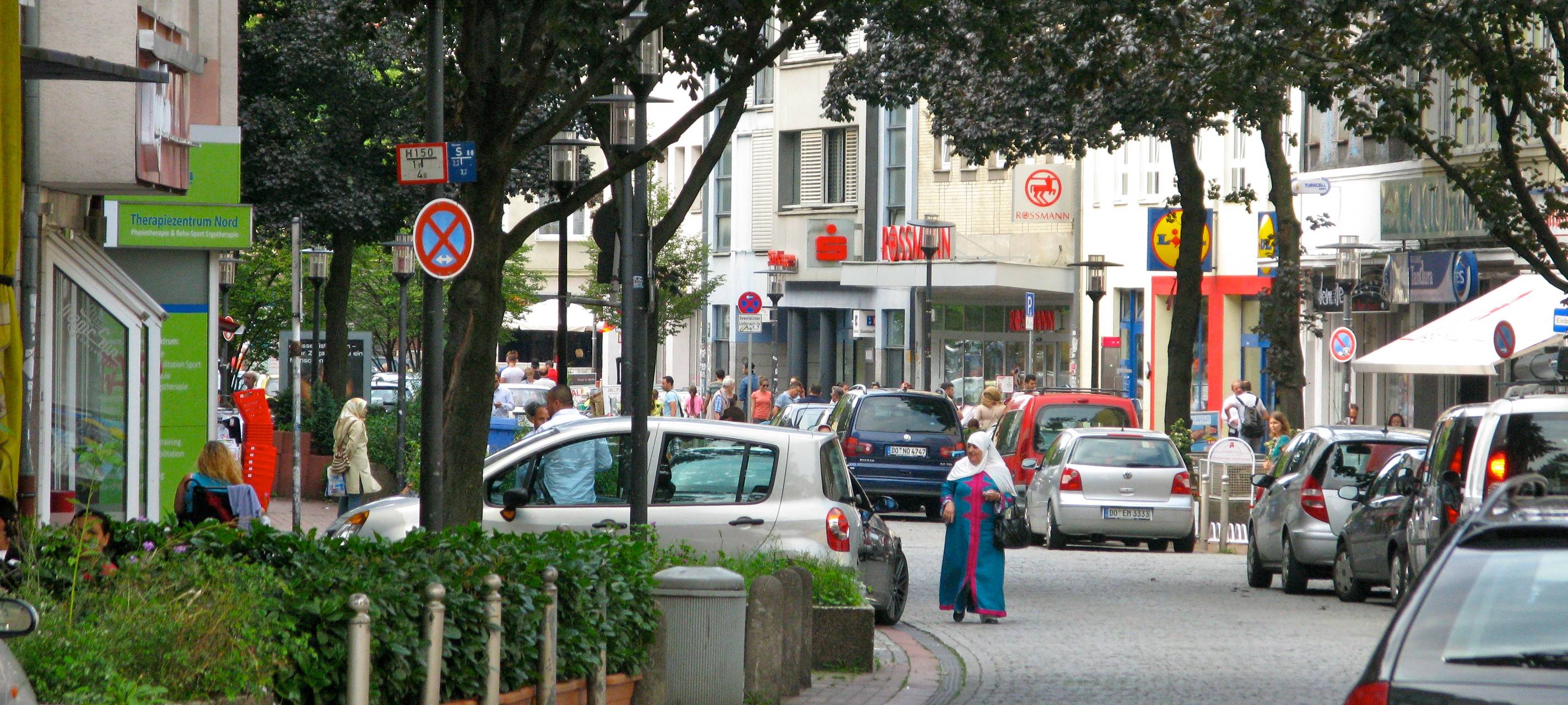 Die Münsterstraße in der Dortmunder Nordstadt.