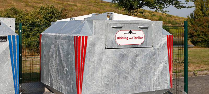 Limit für Altkleidercontainer in Dortmund