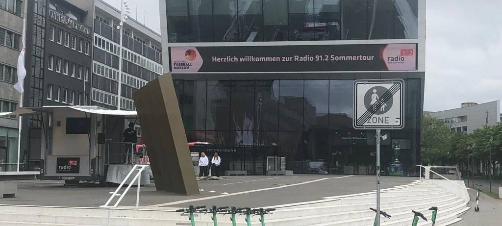 Radio 91.2 unterwegs in Dortmund - am Fußballmuseum