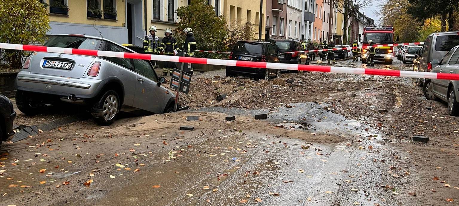 Liveticker zum Wasserrohrbruch in Dortmund