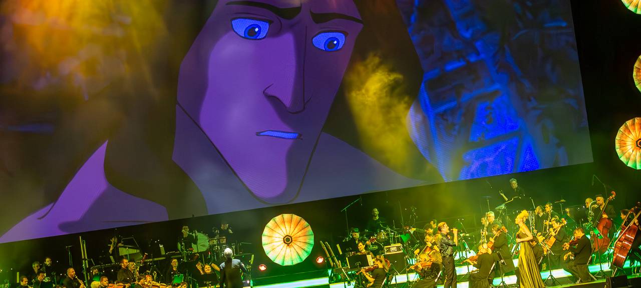 Disney in Concert findet in der Oberhausener Rudolf Weber-ARENA im Mai vor vielen Zuschauern und Fans statt.