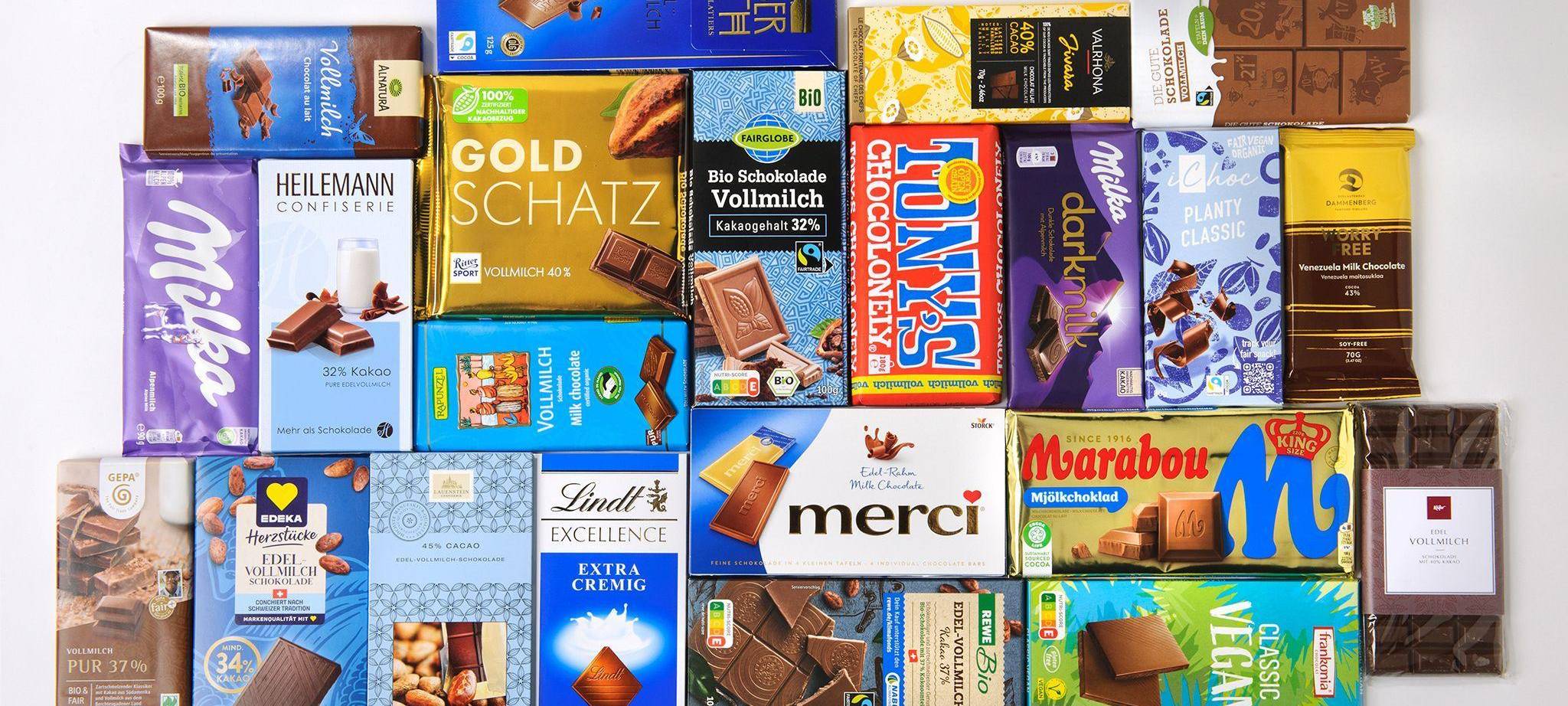 Stiftung Warentest testet Schokolade