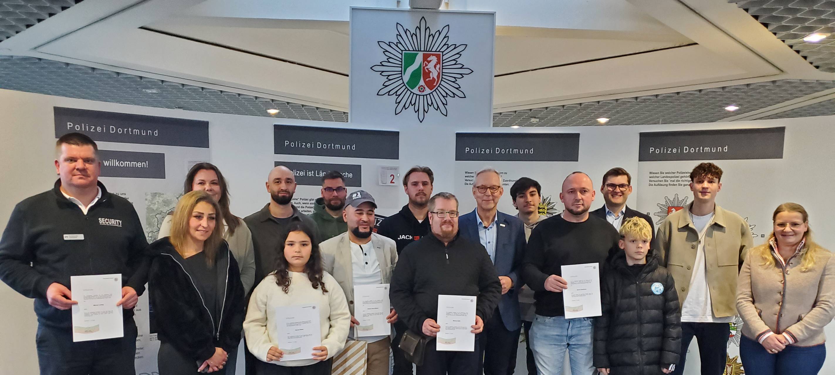 Polizei Dortmund: Ehrung Zivilcourage