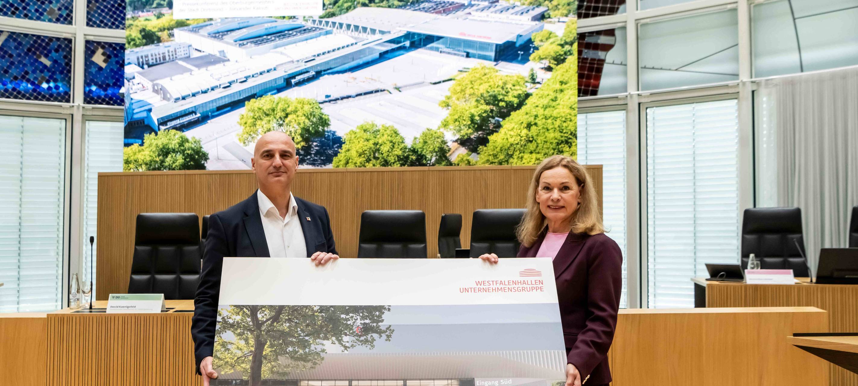 Dortmund: 215-Millionen-Ausbau der Westfalenhallen ist gestartet