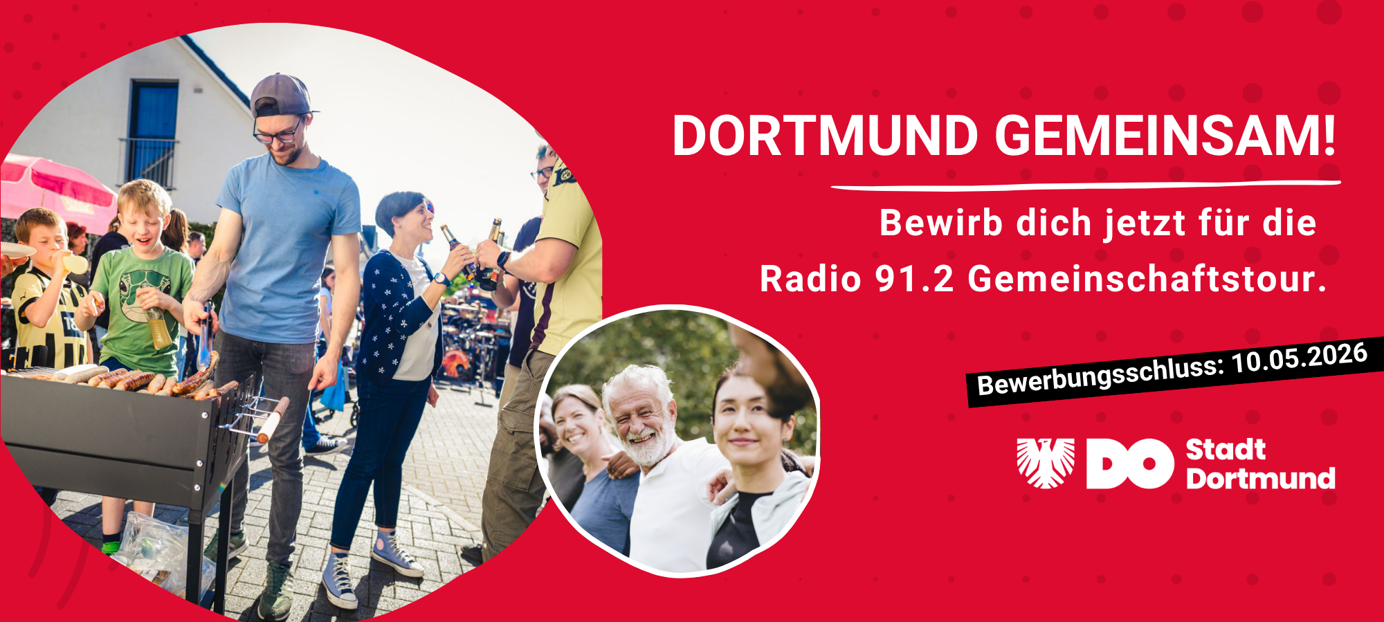 Bewerbt euch für die Radio 91.2 Gemeinschaftstour.