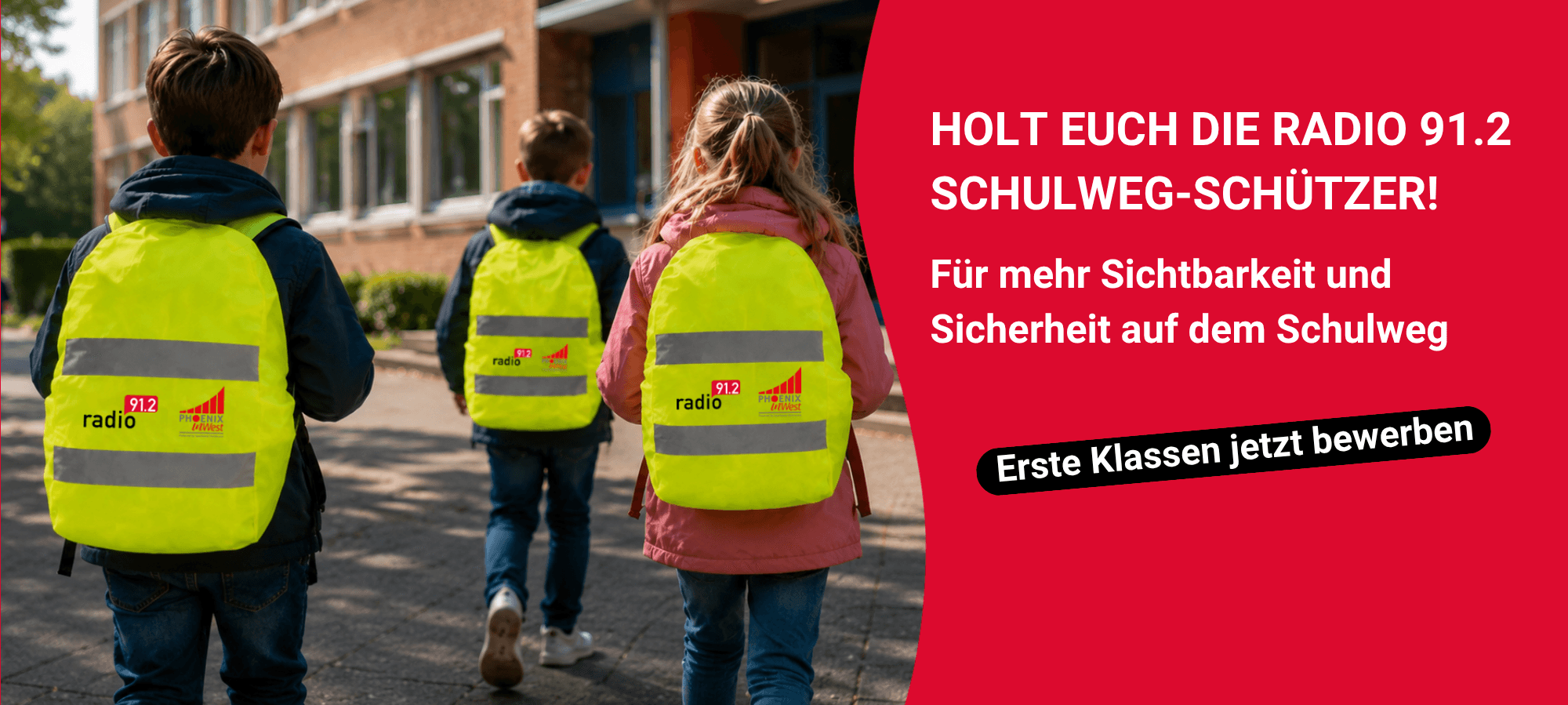 Schulweg-Schützer: Sicher zur Schule mit Radio 91.2
