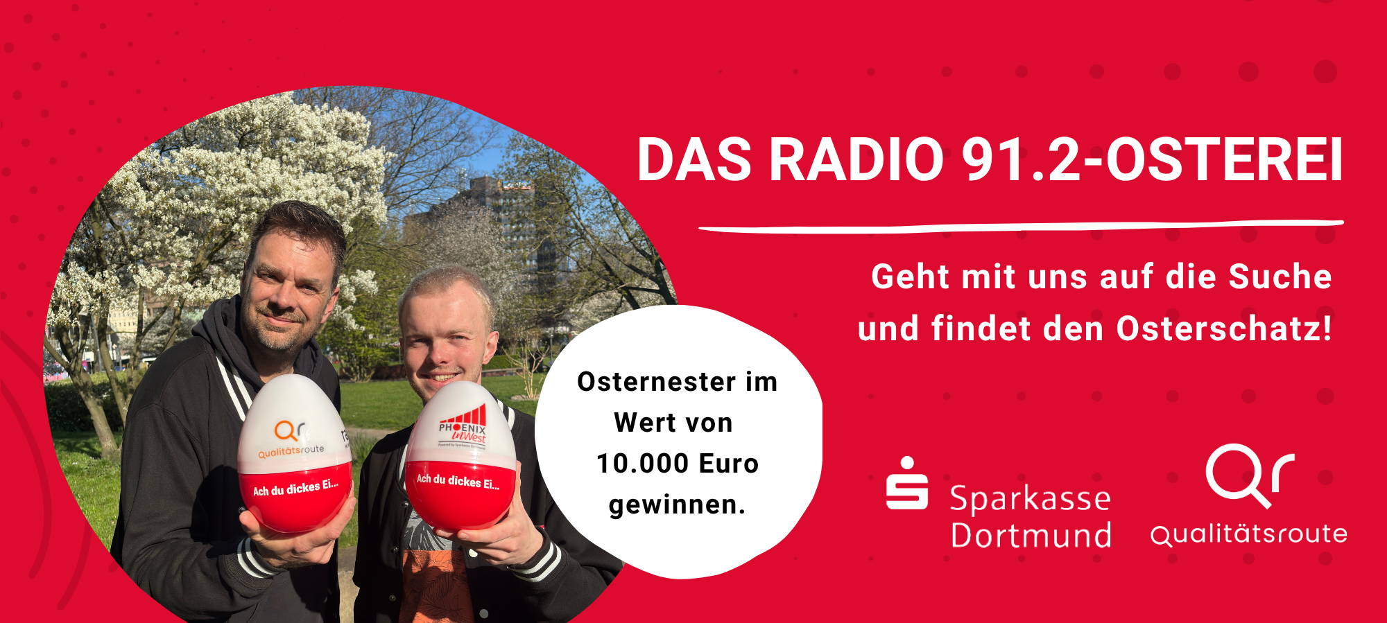 Findet unser Osterei in Dortmund.